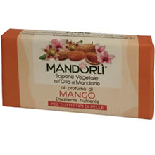 Mandorl Sapone Vegetale Solido all'Olio di Mandorle Profumo di Mango