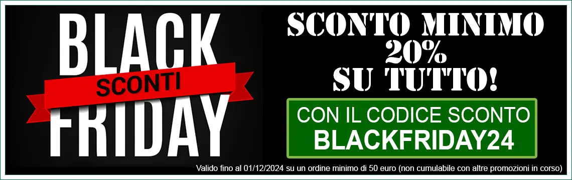 Black Friday Lerboristeria.com, sconto minimo 20% su tutto!