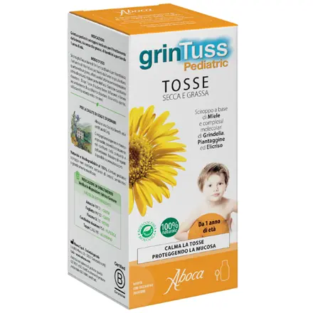 GrinTuss Pediatric Tosse Secca e Grassa Sciroppo