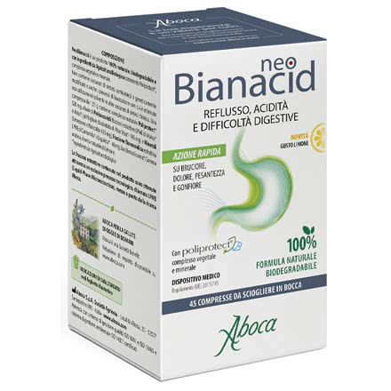 Neo Bianacid Acidit Reflusso e Difficolt Digestive Formato Regular Gusto Limone