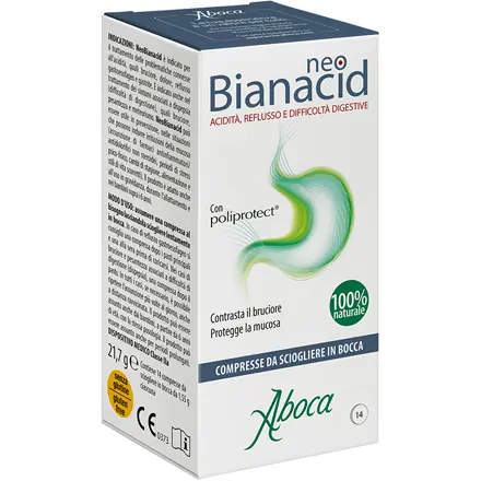 Neo Bianacid Acidit Reflusso e Difficolt Digestive Formato Mini Classic Gusto Menta