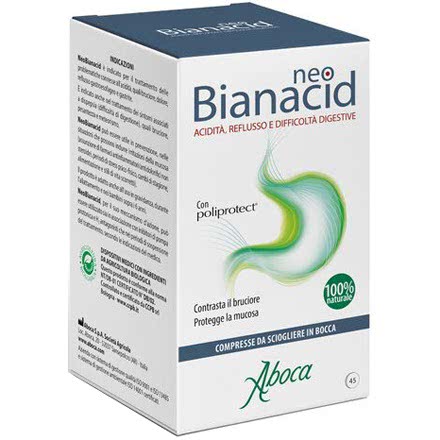Neo Bianacid Acidità Reflusso e Difficoltà Digestive Formato Regular