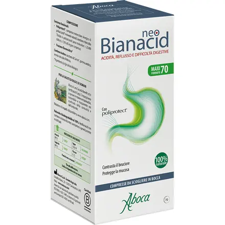 Neo Bianacid Acidit Reflusso e Difficolt Digestive Formato Maxi Classic Gusto Menta