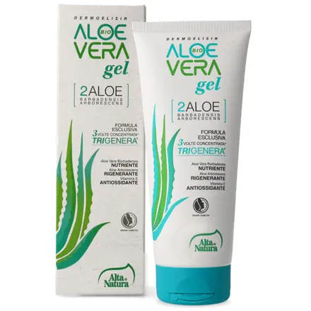 DermoElisir Aloe Vera Gel Bio 2 Aloe Barbadensis + Arborescens