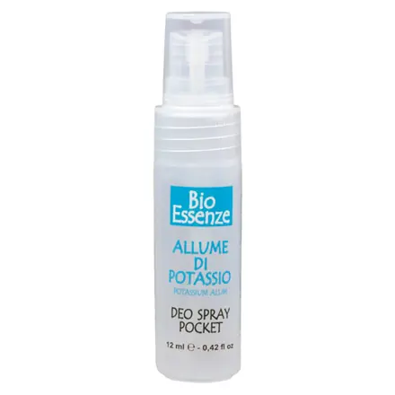 Bio Essenze Allume di Potassio Deo Spray Pocket Antiodorante Naturale