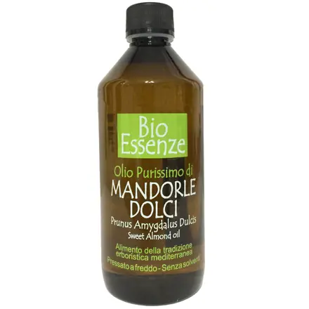 Bio Essenze Olio Purissimo di Mandorle Dolci 1000 ml - uso alimentare e cosmetico