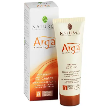 Arg CC Cream Crema Uniformante SPF 15 Color Correction Medio-Scura