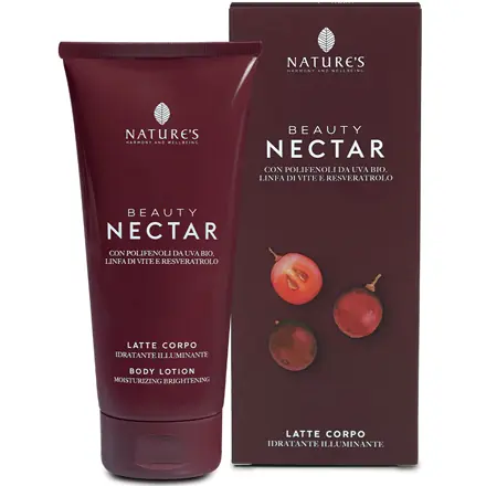 Beauty Nectar Latte Corpo Idratante Illuminante al Vino Chianti