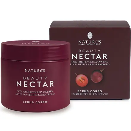 Beauty Nectar Scrub Corpo Esfoliante Illuminante al Vino Chianti