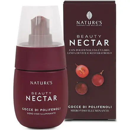 Beauty Nectar Gocce di Polifenoli Siero Viso Illuminante al Vino Chianti