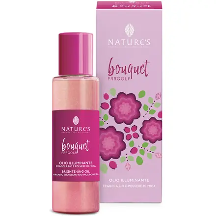 Bouquet Fragola Olio Illuminante Viso Corpo Capelli