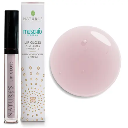 Muschio d'Acqua Lip Gloss Olio Labbra Nutriente - Rosa Tenue