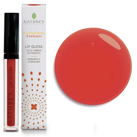 Papavero d'Oriente Lip Gloss Olio Labbra Nutriente - Rosso