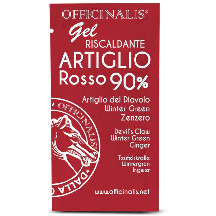 Gel Artiglio Rosso 90% Effetto Riscaldante Bustina Pocket Size