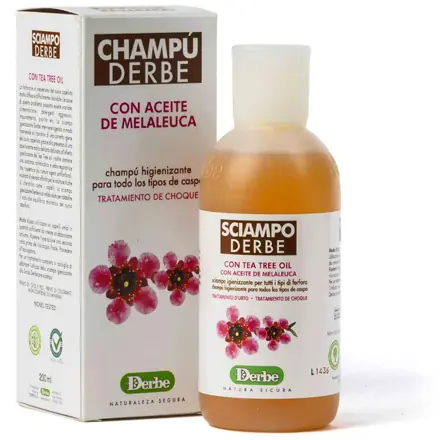 SciampoDerbe Shampoo Igienizzante Antiforfora con Tea Tree Oil