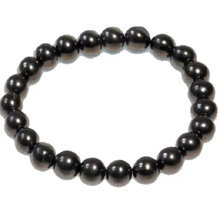 Bracciale Elastico Shungite Unisex Sfere Piccole