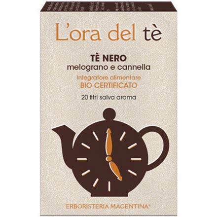 Tè Nero Melograno e Cannella Bio