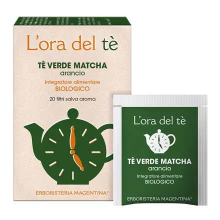 T Verde Matcha e Arancio Bio