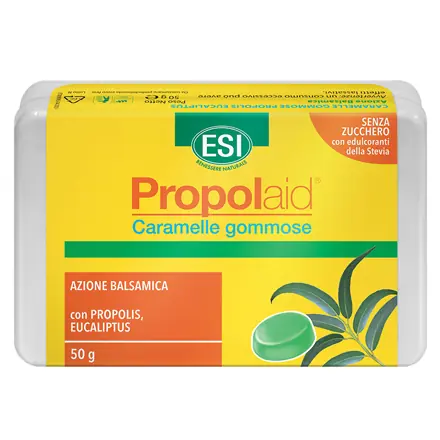 Propolaid Caramelle Svizzere Gommose Propolis Eucaliptus