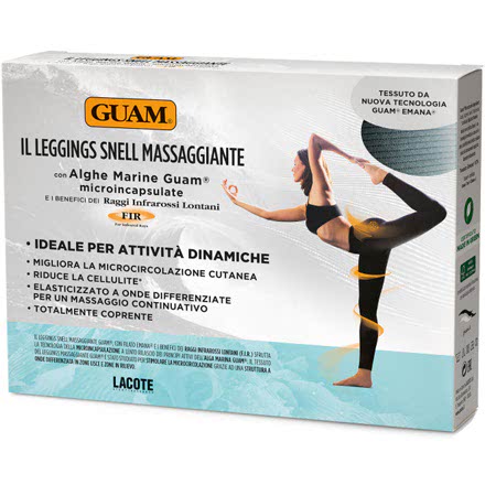 Leggings Snell Massaggiante con Alghe Guam e FIR Taglia L/XL 46-50