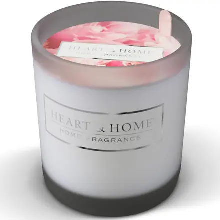 Heart & Home Candela Peonia Romantica Small in Vetro