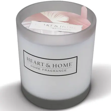 Heart & Home Candela Piume d'Angelo Small in Vetro