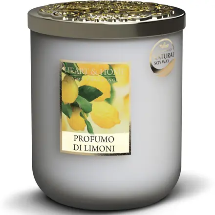 Heart & Home Candela Profumo di Limoni Big