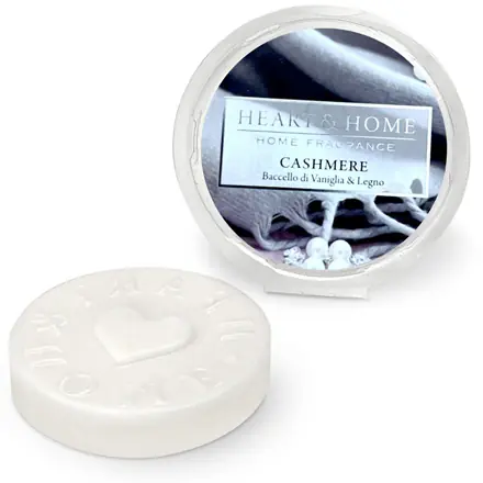 Heart & Home Cialda di Cera per Diffusore Cashmere