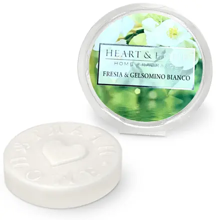 Heart & Home Cialda di Cera per Diffusore Fresia e Gelsomino Bianco