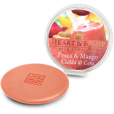 Heart & Home Cialda di Cera per Diffusore Pesca e Mango