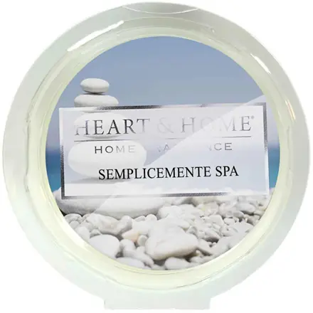 Heart & Home Cialda di Cera per Diffusore Semplicemente Spa