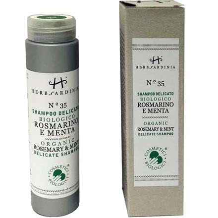 Shampoo Delicato Biologico Rosmarino e Menta - Ref. n 35 - Formato Convenienza
