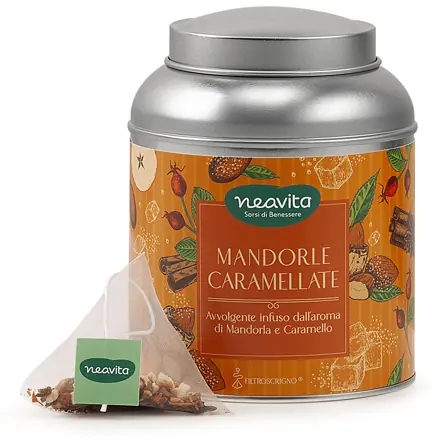 Barattolino Infuso Mandorle Caramellate Filtroscrigno