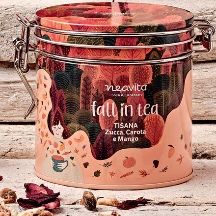 Fall in Tea Royal Tin con Tisana Zucca Carota Mango