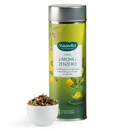 Tisana Biologica Limone Zenzero Silver Tin