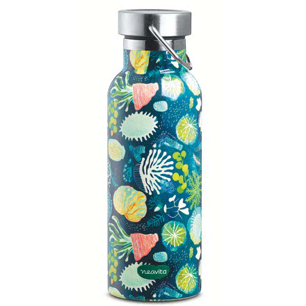 Twice Protect the Sea Bottiglia Thermos Acciaio Verde