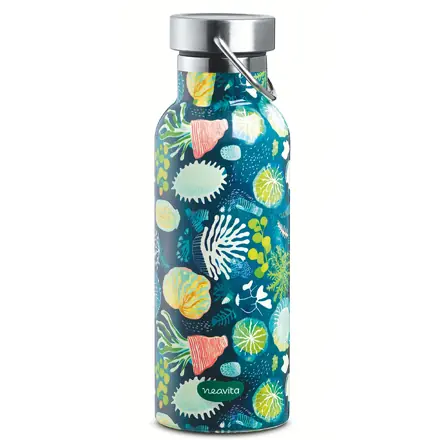 Twice Protect the Sea Bottiglia Thermos Acciaio Verde