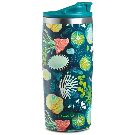 Twice Protect the Sea, Mug Tazza Thermos Acciaio Verde