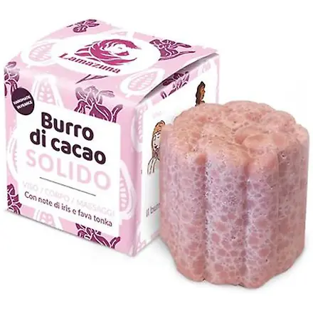 Burro di Cacao Solido Bio Note di Iris e Fava Tonka Plastic-Free