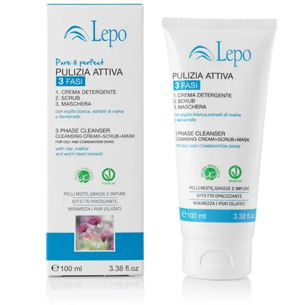 Pure & Perfect Pulizia Attiva 3 Fasi - Detergente Scrub Maschera