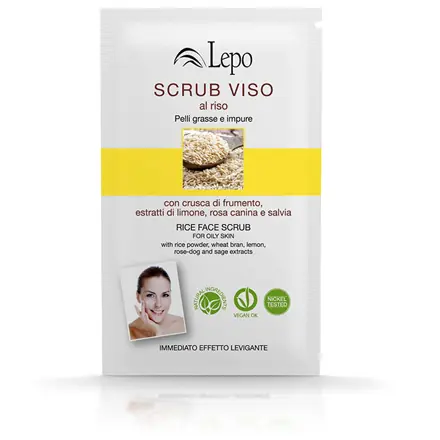 Scrub Viso al Riso Pelli Grasse e Impure