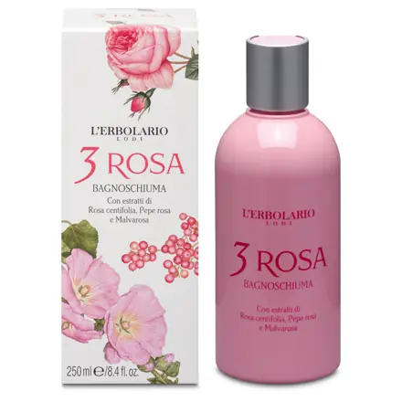 3 Rosa Bagnoschiuma