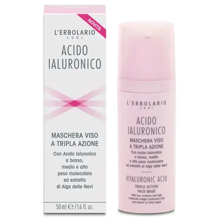 Acido Ialuronico Maschera Viso Tripla Azione