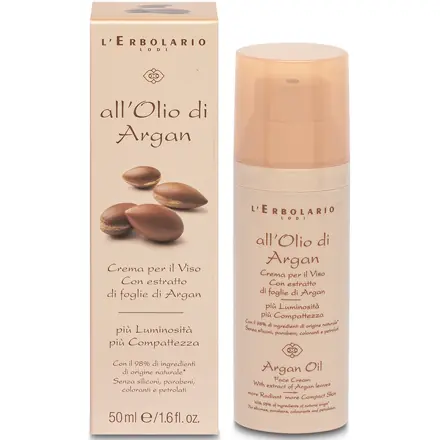 Olio di Argan Crema Viso Luminosit e Compattezza