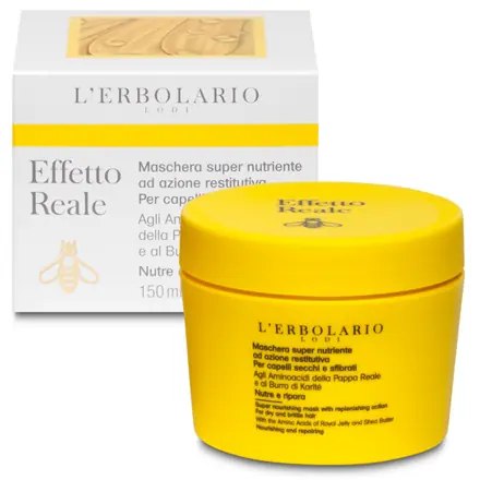 Effetto Reale Maschera Super Nutriente Azione Restitutiva Capelli Secchi e Sfibrati