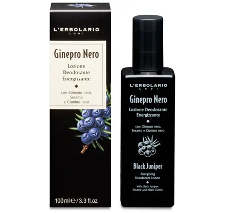 Ginepro Nero Lozione Deodorante Energizzante