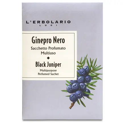 Ginepro Nero Sacchetto Profumabiancheria Multiuso