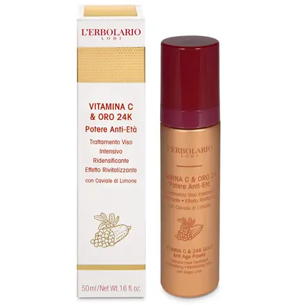 Vitamina C & Oro 24K Potere Anti-Et Trattamento Viso Intensivo Ridensificante Rivitalizzante