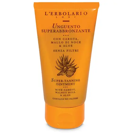 Unguento Superabbronzante con Carota, Mallo di Noce e Aloe Senza Filtri Solari Travel Size