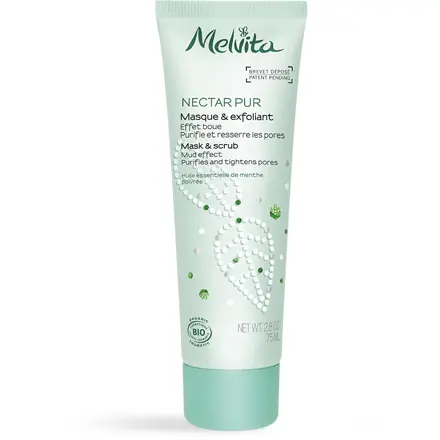 Nectar Pure Maschera e Scrub Effetto Fango Bio